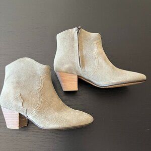 Isabel Marant Dicker suede ankle boots, taupe, 37, excellent condition, unworn